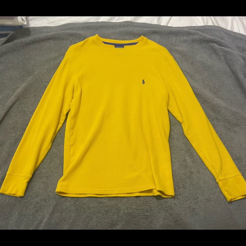 Ralph Lauren Kids Yellow Long sleeve shirt